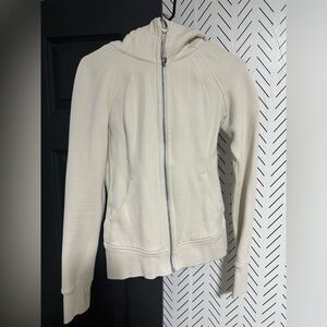 Lululemon Full-Zip Scuba Jacket White Opal